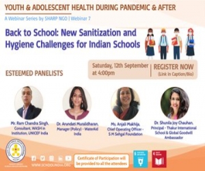 Webinar on Back to School  New Sanitization and Hygiene Challenges for Indian Schools 