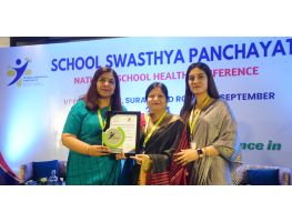 National Conference on School Health- School Swasthya Panchayat 2024 held at Vivanta by Taj, Surajkund on 28th Sept’24